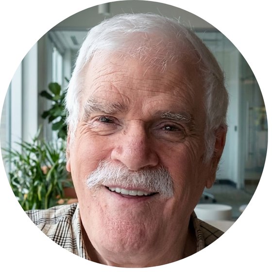 Paul Economen, founder of Paul The Writer, circular headshot photo
